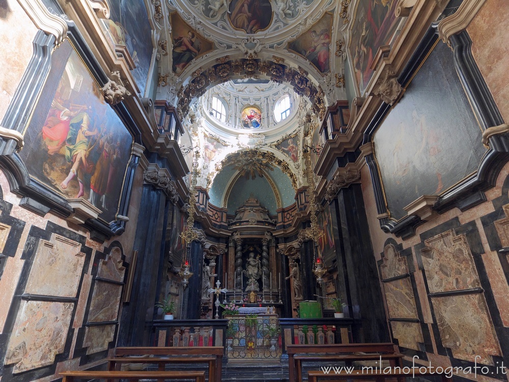 Milan (Italy) - Inside the Chapel of the Carmine Virgin in the Church of Santa Maria del Carmine